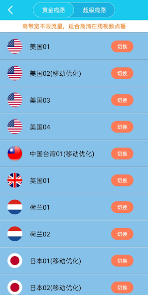 旋风免费加速器-官方下载安卓android下载效果预览图